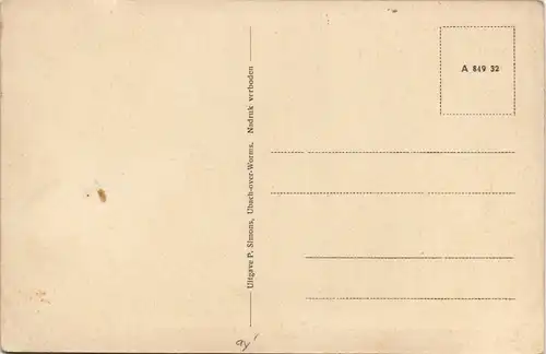 Postkaart Limburg Limbourg Bergwerk Stollen Staatsmine Emma 1923