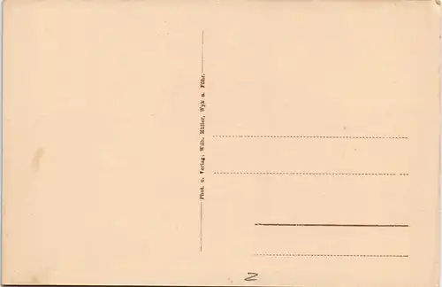 Ansichtskarte Boldixum-Wyk (Föhr) Kirche und Friedhof 1922