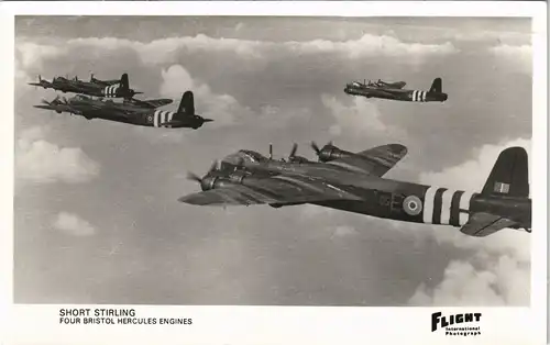 FOUR BRISTOL HERCULES ENGINES SHORT STIRLING Flugwesen: Militär 1962