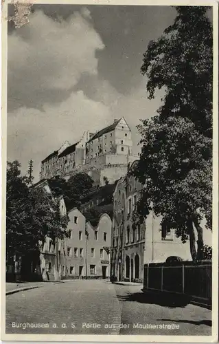 Ansichtskarte Burghausen Mautnerstraße 1936