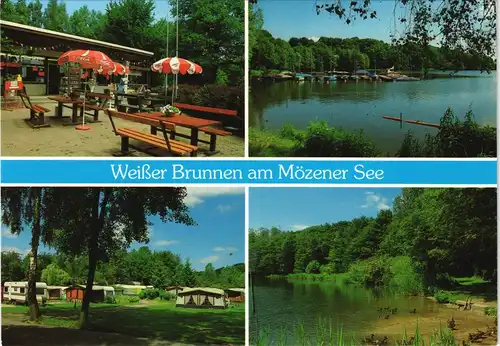 Ansichtskarte Wittenborn Mehrbild-AK Weißer Brunnen am Mözener See 1980