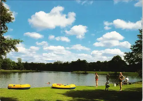 Ansichtskarte Lohne (Oldenburg) Parksee Lohne Freizeit und Camping 1980