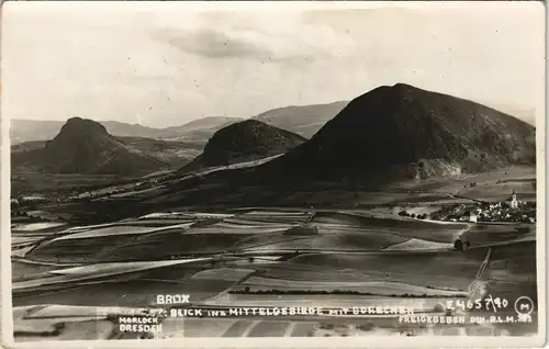 Postcard Brüx Most Totale 1930