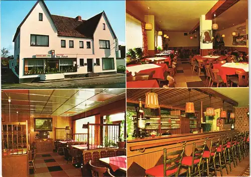 Büsum Reklamekarte Zum Dreieck Gaststätten Bes. Hentschel 1970