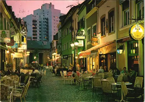 Ansichtskarte Saarlouis Altstadt mit Hochhaus am Ring 1980