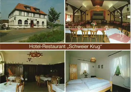 Schwei-Stadtland Hotel-Restaurant Schweier Krug, Mehrbildkarte 1980