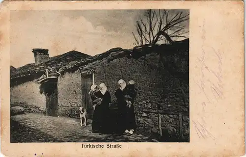 Postcard Skopje Скопје | Üsküp Türkische Straße 1915