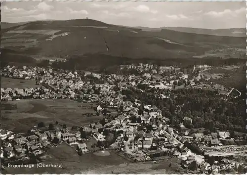 Ansichtskarte Braunlage Luftbild 1961