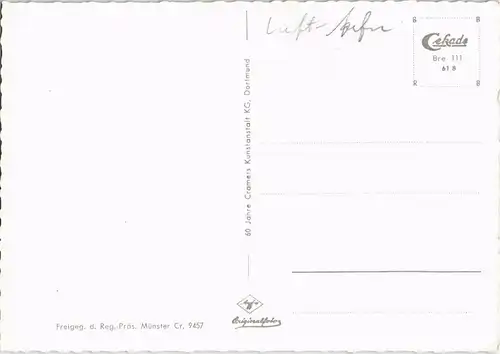 Ansichtskarte Braunlage Luftbild 1961
