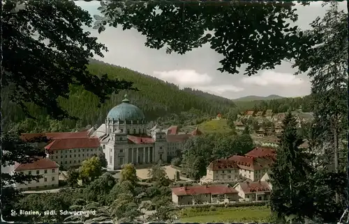Ansichtskarte St. Blasien St. Blasius (Pfarrkirche) colorfoto 1960