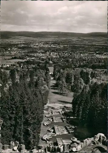 Ansichtskarte Kassel Cassel Blick von der Wilhelmshöhe 1956