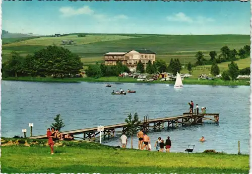 Gedern (Wetteraukreis) Gederner See mit Seehotel (Oberhessen) 1965