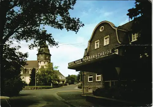 Würgendorf-Burbach (Siegerland) Hotel Restaurant Haus Wasserscheide  1980
