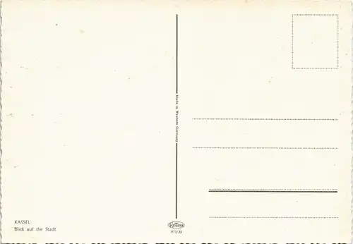 Ansichtskarte Kassel Cassel Stadtteilansicht mit Tram Straßenbahn 1975