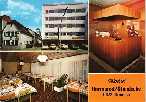 Sprendlingen-Dreieich Hotel Herrnbrod  Gaststätte Metzgerei Hauptstraße 1980