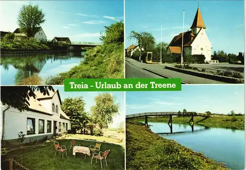 Treia Treya (Schleswig Flensburg) Ortsansichten Mehrbild Urlaub   Treene" 1975