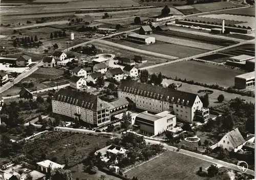 Ansichtskarte Marktheidenfeld Luftbild Diakonissenheim 1966