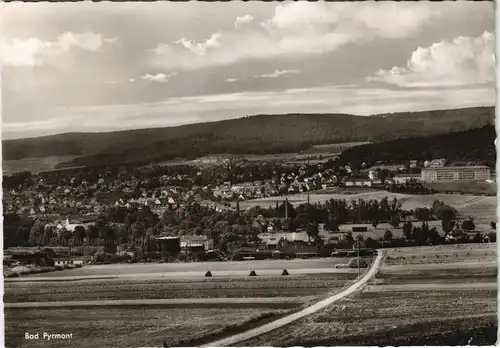 Ansichtskarte Bad Pyrmont Blick auf die Stadt 1962