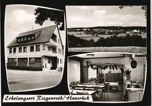 Ansichtskarte Riegenroth-Simmern (Hunsrück) Stadt, Gasthaus, Saal 1979