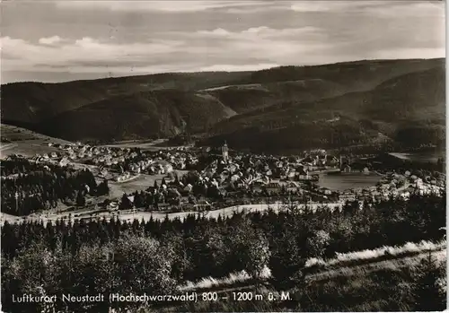 Ansichtskarte Titisee-Neustadt Stadtpartie 1967