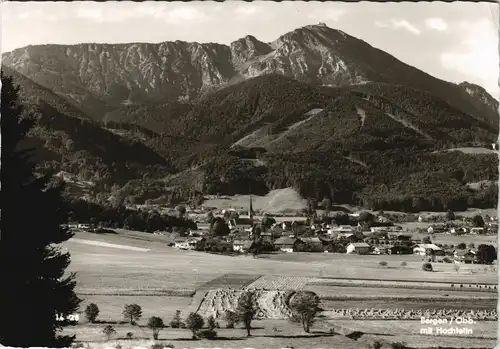 Ansichtskarte Bergen (Chiemgau) Totale 1954