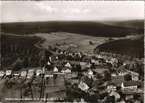 Ansichtskarte Neuhaus im Solling-Holzminden Luftbild Gaststätte Tunsch 1972