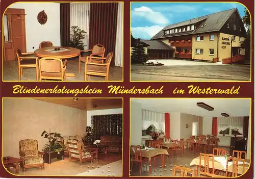 Mündersbach Blindenerholungsheim Koblenzer Straße, Mehrbildkarte 1993