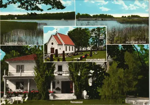 Postcard .Schweden Sverige Schweden Mehrbild-AK mit Tornesund 1974