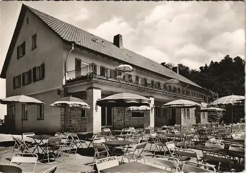 Ansichtskarte Balingen Berghotel Lochen Terrasse 1969