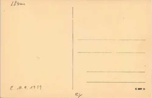 Ansichtskarte Kittlitz-Löbau Partie am Schloß 1922