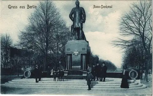 Ansichtskarte Berlin Roon-Denkmal 1916