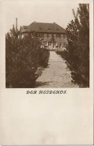 Foto Schulzendorf (b. Ludwigsfelde) Der Heidehof 1930 Privatfoto