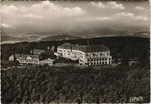 Ansichtskarte Königswinter Luftbild Hotel Petersberg 1955