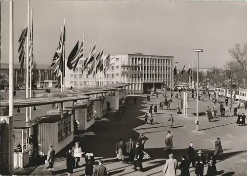 Ansichtskarte Frankfurt am Main Messegelände - Eingang 1959