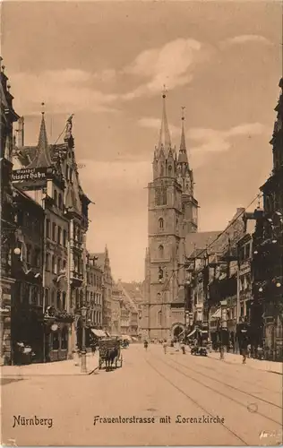 Ansichtskarte Nürnberg Frauentorstraße 1913