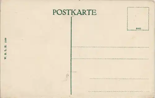 Ansichtskarte St. Pauli-Hamburg Partie mit Bismarck-Denkmal (Monument) 1910