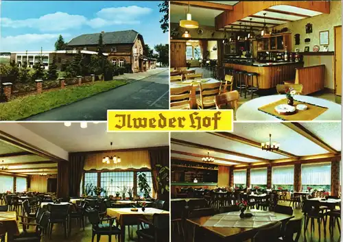 Ansichtskarte Haldem-Stemwede ILWEDER-HOF Mehrbild-AK Innen & Außen 1975