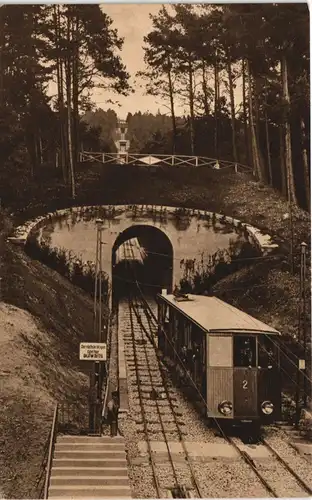 Ansichtskarte Baden-Baden Merkurbahn - Aussichtsplattform 1912