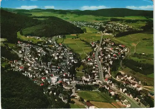 Ansichtskarte Bad Endbach Luftaufnahme Bad Endbach vom Flugzeug aus 1976