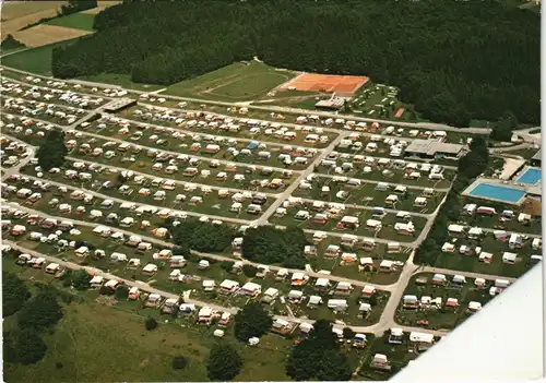 Ansichtskarte Westerheim (Württemberg) ALB-Campingplatz Luftaufnahme 1975