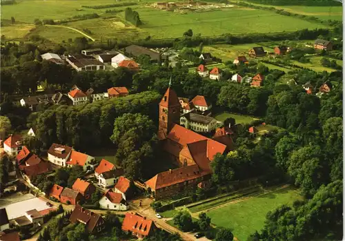 Ansichtskarte Wildeshausen Luftaufnahme Ort vom Flugzeug aus 1975
