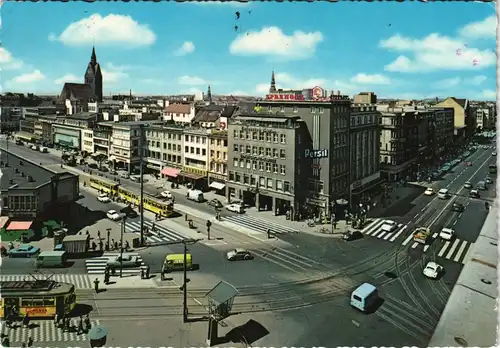 Ansichtskarte Hannover Stadtteilansicht City Panorama 1970