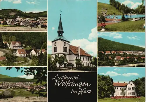 Ansichtskarte Wolfshagen (Harz) Stadtansichten MB 1971