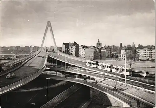 Ansichtskarte Köln Severinsbrücke, Ruinen 1962