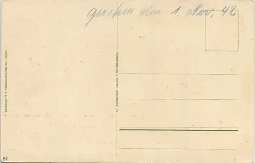 Ansichtskarte München Siegestor Künstlerkarte Kley 1920