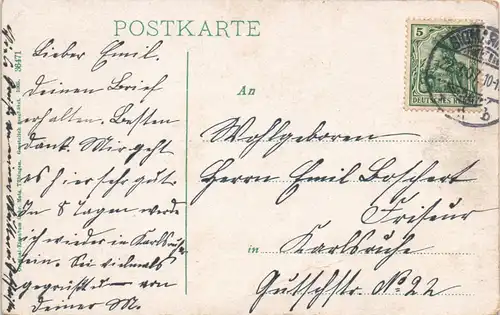 Litho AK Donautal  Dietfurt Wildenstein Sigmaringen Schlößer und Burgen 1907