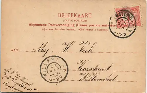 Postkaart Amsterdam Amsterdam Buiten Amstel 1905