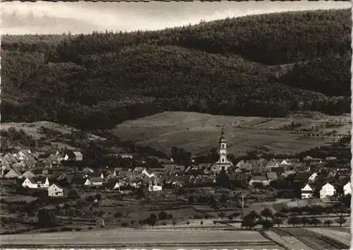 Ansichtskarte Mönchberg im Spessart Panorama Gesamtansicht 1965