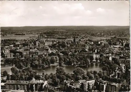 Ansichtskarte Kiel Luftbild Blick über Schreventeich 1963