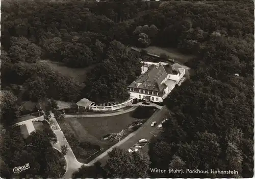 Ansichtskarte Witten (Ruhr) Luftaufnahme Parkhaus Hohenstein 1964